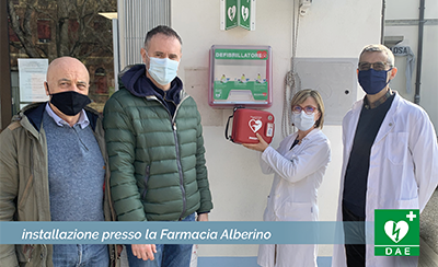 installazione presso la Farmacia Alberino