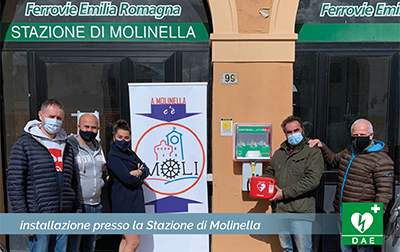 installazione presso la Stazione di Molinella