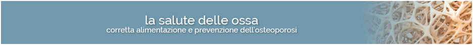 alimentazione e osteoporosi